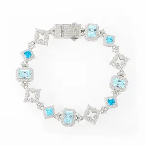 【#BS9250277】Glacier Heart Bracelet UCCIYO Sparkling  Chain Bracelet S925 Sterling Silver