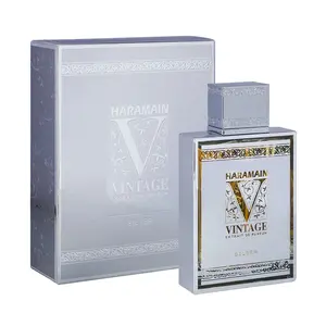 Al Haramain 569136 3.33 oz Al Haramain Vintage Silver Extrait De Parfum Spray for Men