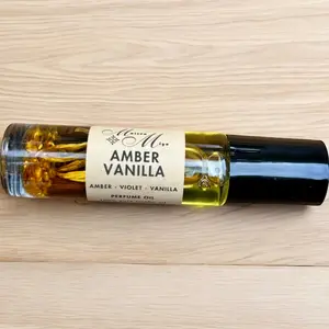Amber & Vanilla Roll-On Oil - Alcohol-Free Scent