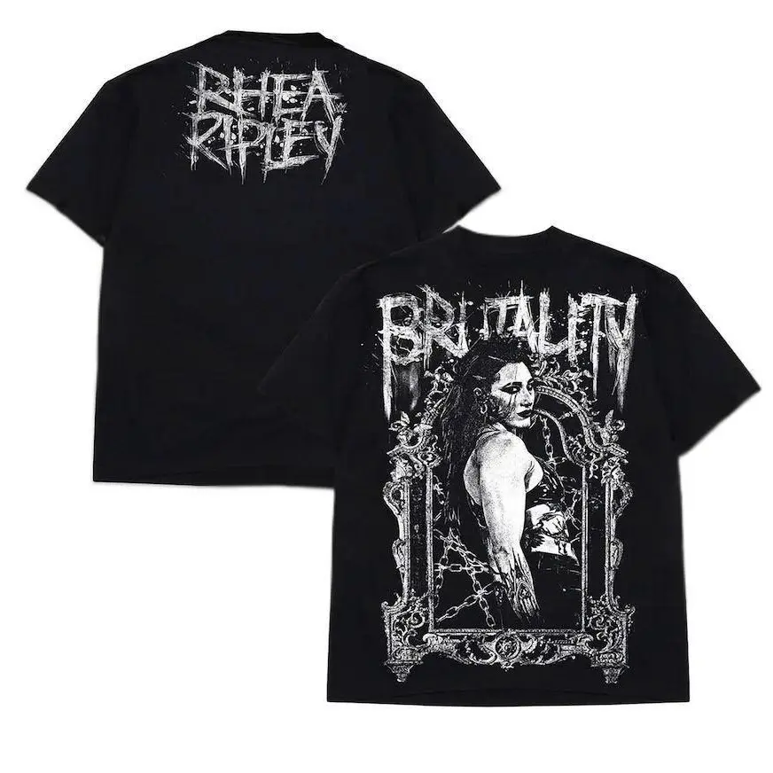 Men's Black Rhea Ripley T-Shirt, Fashion Cotton, Full Colors, Full Sizes, For Men, For Women