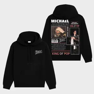 (Ver 2) Michael Jackson King Of Pop Michael Jackson New Movie 2026 Unisex Oversized Cotton Hoodie Sweater T-Shirt, The King Of Pop Hoodie Sweater T-Shirt, Vintage Music Merch Sweatshirt Hoodie T-Shirt, Retro 90s Pop Music, New Album Gift For Fans