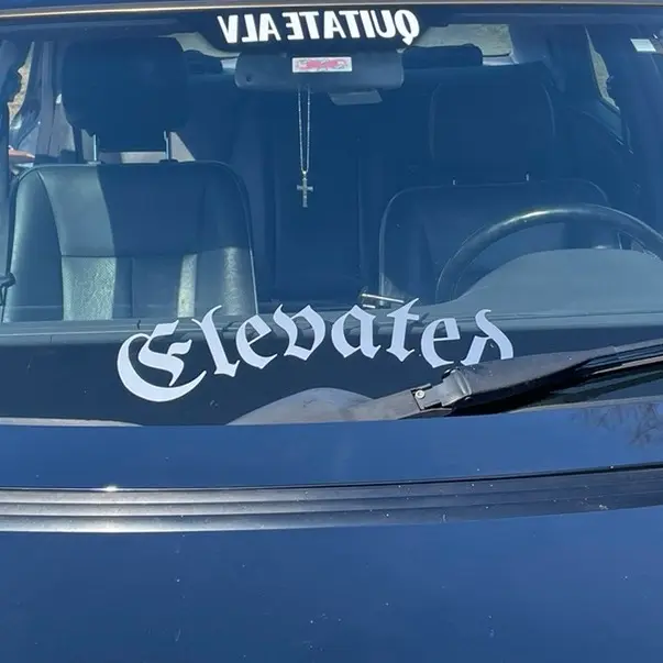 “Elevated” Vinyl Decal For Car
