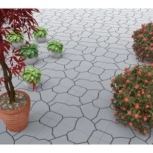 Pure Garden 6 Deck Tiles Interlocking Outdoor T iles
