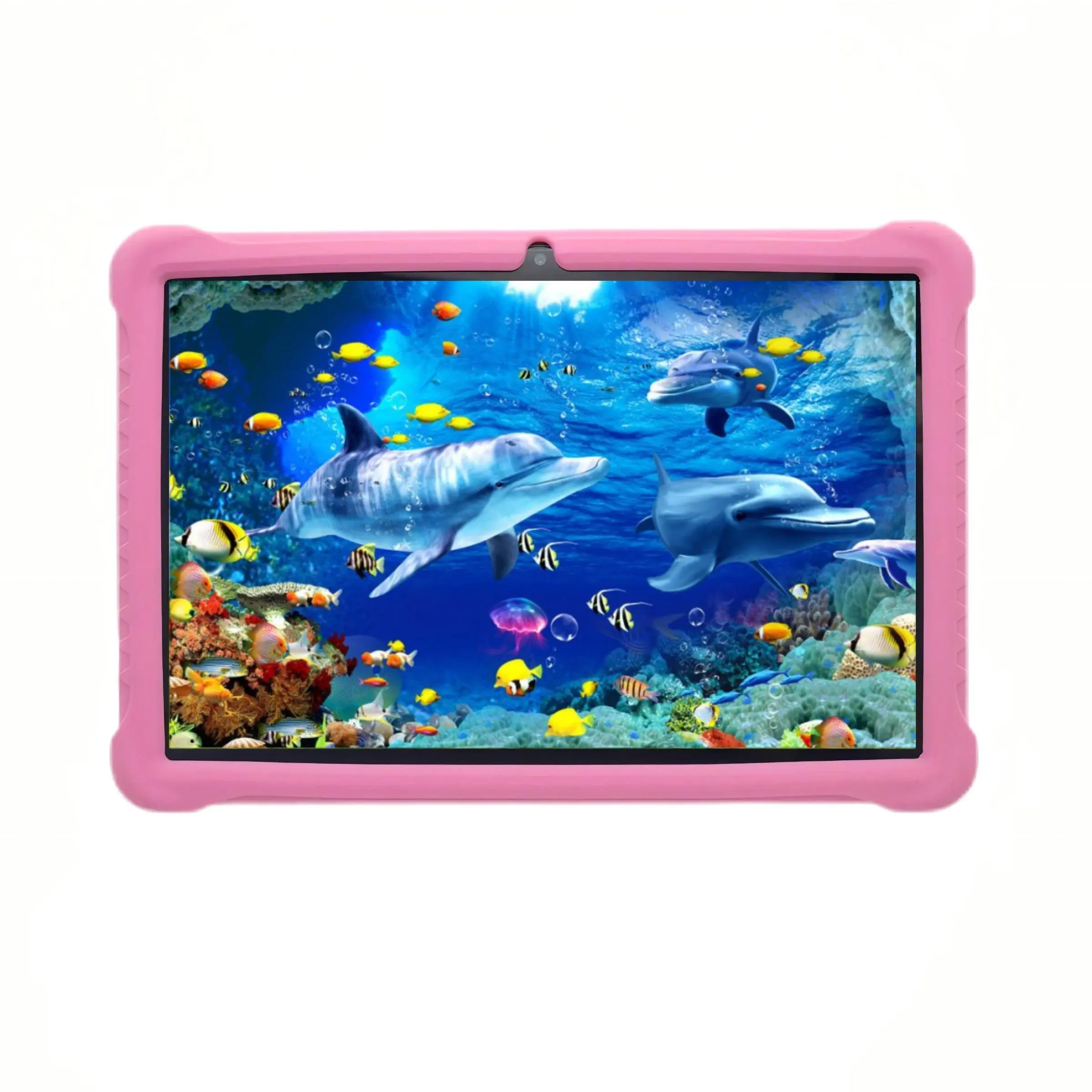 10.1-Inch Android 12 Tablet, 3GB RAM 64GB ROM Tablet with Shockproof Case, Dual Cameras & Parental Controls, Educational Tablet for Boys & Girls, Kid Tablet