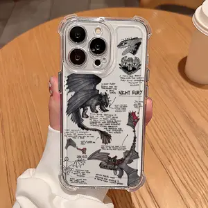 Cool How To Trains Your Dragons Phone Case For IPhone 17 17Air  16 15 14 13 12 11 Pro Max X XSMax Plus Transparent Cover