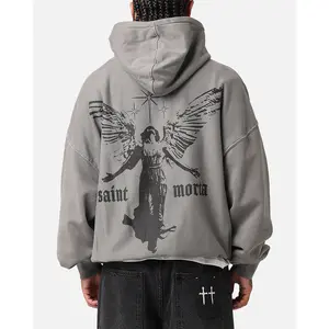 Saint Morta Ethereal Hoodie Washed Charcoal