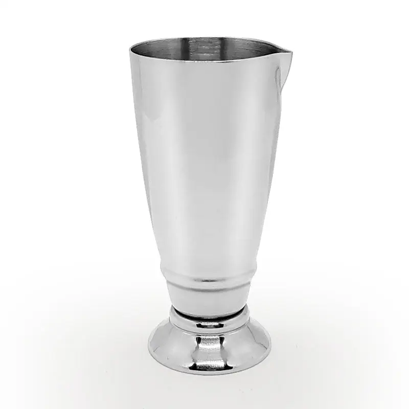 BarConic® Traditional Classic Stainless Steel Jigger - 0.5 oz, Built-In Beak Spout, Pedestal-Style Base, Hand Wash Recommended, Modern Mixology Bar & Kitchen Utensil, Vintage, Pedestal Base