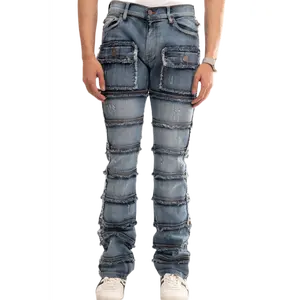 NOVASTILE Slim Fit Straight Leg Stretch Denim Jeans M5