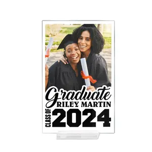 Class of 2024 Graduation Gifts for Her, Personalized Acrylic Plaque, Custom graduation gifts, and Graduation gifts, Graduation party, Size 4.5in X 7in Decor Decorative