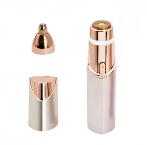 Facial Hair Remover & Nose Hair Trimmer SF-1012 USB Rechargeable LED Illuminated Gentle Painless Electric Shaver for Women Portable Lightweight TravelBeauty