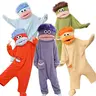 Msrlassn Funny Monster Wearable Blanket Hoodie Adult Onesie, Oversized Soft Sugar Fleece Loose Pullover, Unisex Hooded Loungewear Costume for Women & Men, Ideal for Daily Lounging & Theme Party, One Size Fits Most