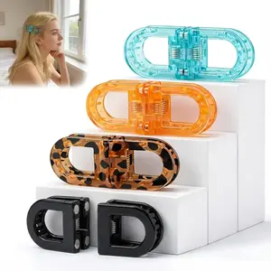 Smart Magnetic Hair Clips - Strong Hold No-Slip Instant Clip Fashion Easy-Clip Hair Accessories for Women with Fine Thick or Curly Hair 4-piece Set