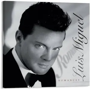 Luis Miguel Art Decoration Poster Printing Home Wall Art Decor Print Canvas for Living Room Bedroom Office Gift Frame-style 10x10inch(25x25cm)