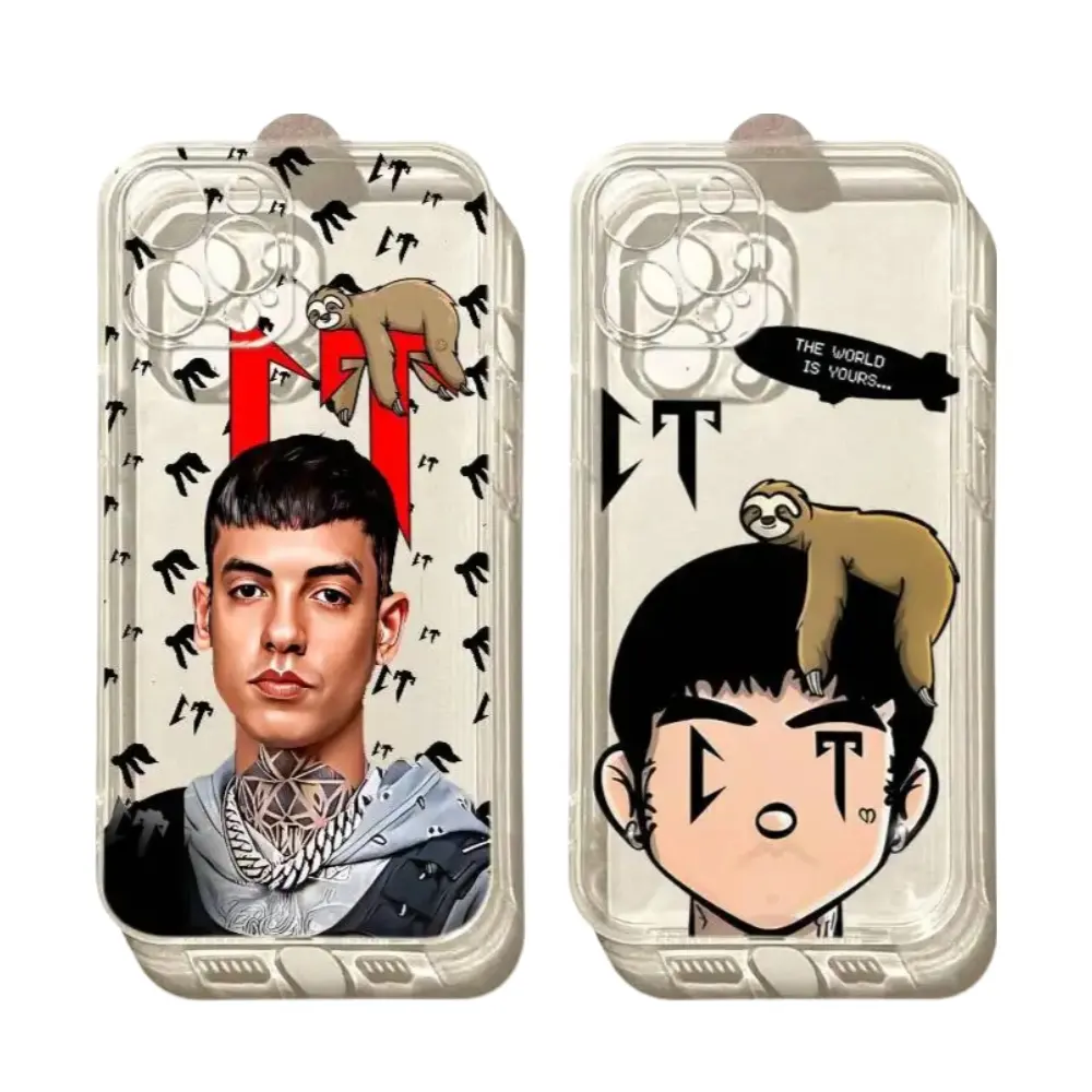 Natanael C-Cano Rapper CT Phone Cases for IPhone 17 Promax 16 15 14 13 12 11 Pro Max Plus Air Transparent Soft Shockproof Protective Cover