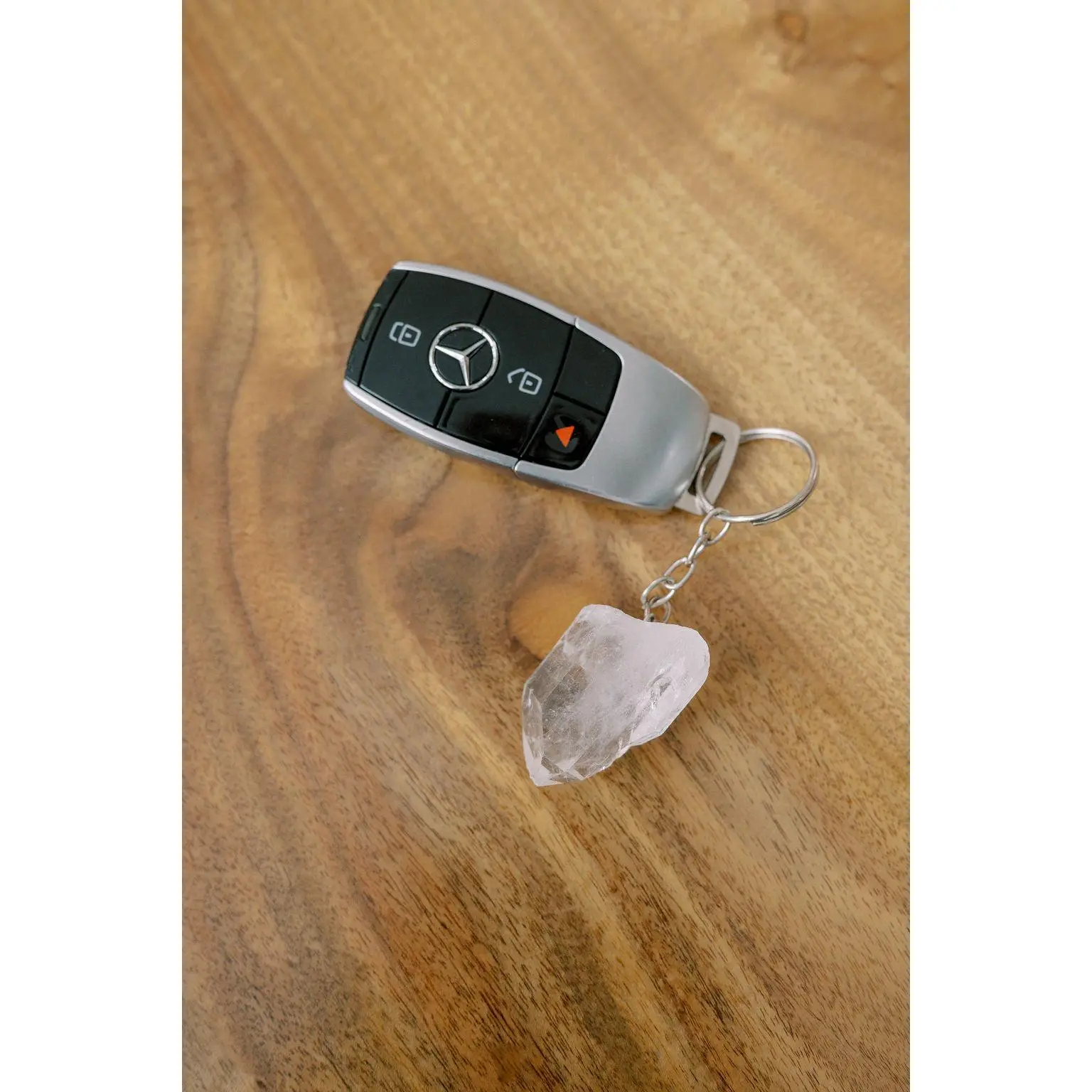 Lemurian Quartz Keychain