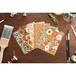 Clay Transfer Paper, Flower Power Set, Floral Transfer Paper Set, Retro, 70s, Groovy, Boho, Flower Set, Polymer Clay, Art Supplies