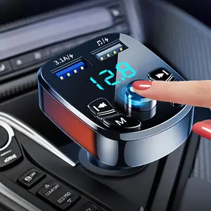 Car MP3 Player, Type C USB-C Fast Charging, Dual USB Car Charger, Hands-free Car Kit, Wireless FM Transmitter, FM Modulator, Car Plug, ≤36V Operating Voltage, No Battery, with Wireless Feature
