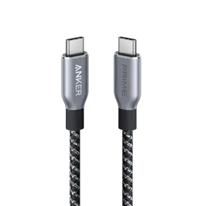 Anker Prime USB-C to USB-C Cord - 240W, Upcycled-Braided, High-Power Charging Cable for Mobile Phones, Smartphones, Cellphones & Electronic Devices