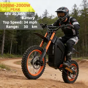 M01  1000-2000W Peak High-Torque Electric Bike | 34 MPH Top Speed | 18.6 Miles Range | All Terrain Off-Road E-Bike k5 suspension front