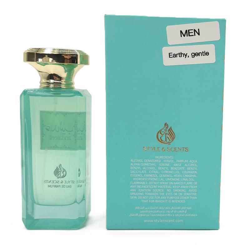 ANDALEEB Eau De Parfum Unisex Amber Woody Perfume with Saffron, Bergamot, Plum, Praline, Patchouli & Oud 100ml Spray, 20% Oil, 8 Hour Wear Bold, Balanced, Year-Round Scent for Men & Women Ideal for Day, Night & All Occasions Made in UAE (MDO015)