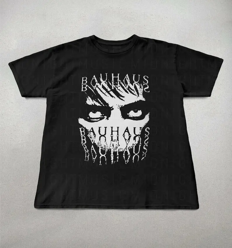 Bauhaus Shirt, retro tees, Graphic tees, retro Bauhaus Shirt, Gothic Shirts, Gothic clothing, cool shirts, Unisex shirts, Bauhaus tees