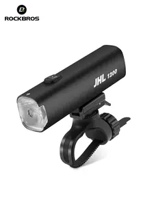 ROCKBROS JHL 1200 1200 Lumens USB-C Bike Light Ultra-Bright IPX6 Waterproof 10000mAh Battery Fast Charging Multiple Modes