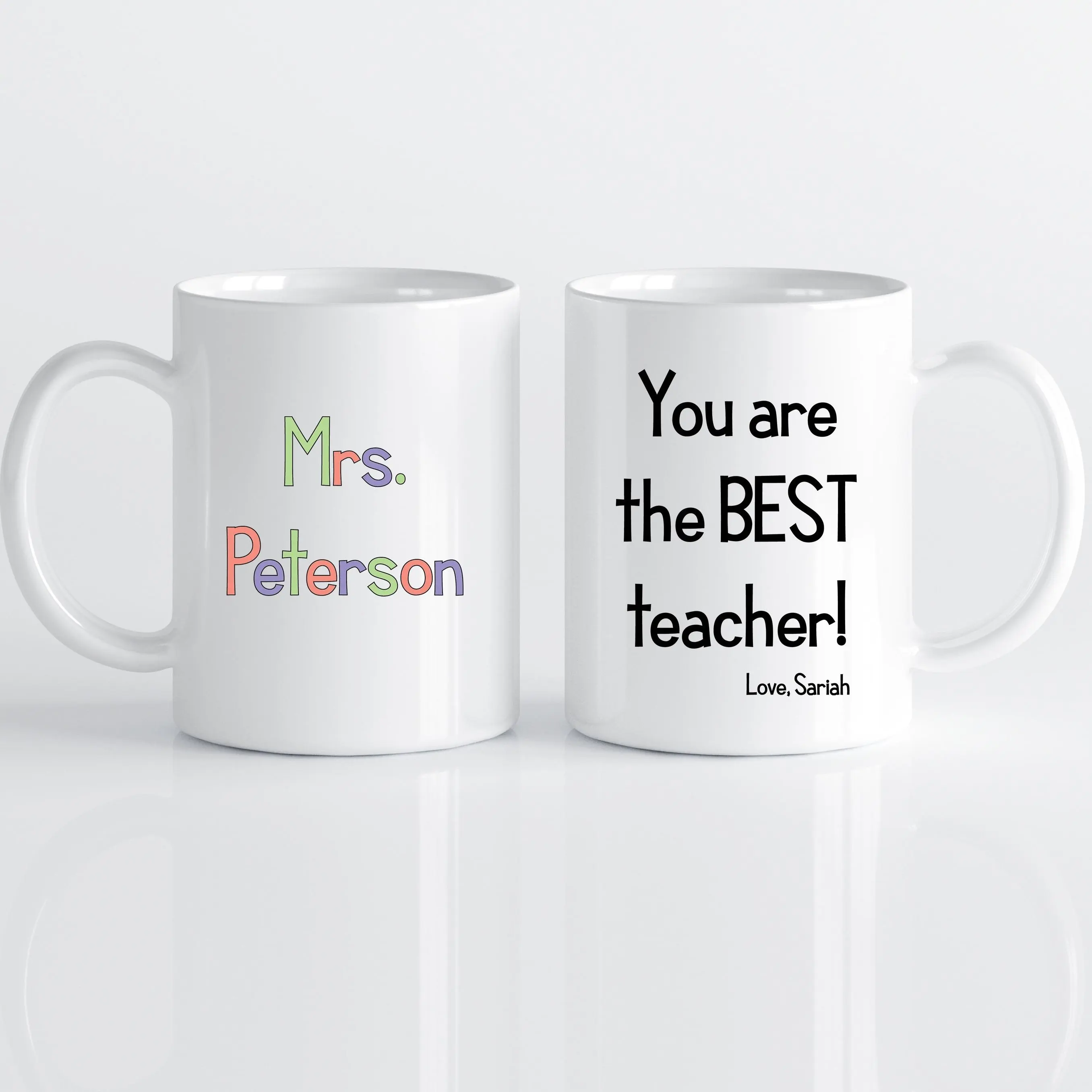Personalized Teacher Mug, Teacher Gift, Teacher Appreciation Gift