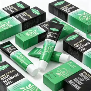 GreenVibes Men's Care Gel - Moisturizing Massage Gel for Relaxation and Hydration - Perfect for Men's Skincare Routine