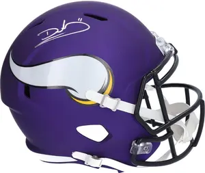 Daunte Culpepper Minnesota Vikings Autographed Riddell Speed Replica Helmet - Fanatics Authentic Certified