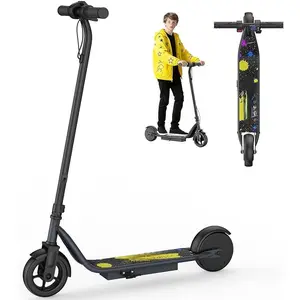 Electric Scooter for Kids Aged 3-8-14, 250W Motor, Max Speed 9 MPH, Max Range 10 Miles, 3.5''/6.5'' Tires, Gift for Boys and Girls