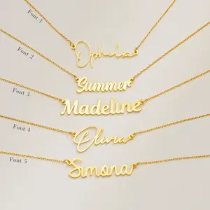 AS075 Custom Name Necklace Personalized Birthday Gift for Her, Mother's Day Gift, Gift for Mom