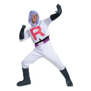 Men's Deluxe Team Rocket James Costume