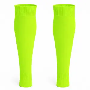 Soccer Leg Sleeves ( No Foot) - Wear Over Grip Socks, Calf Leg Sleeves for Soccer Players