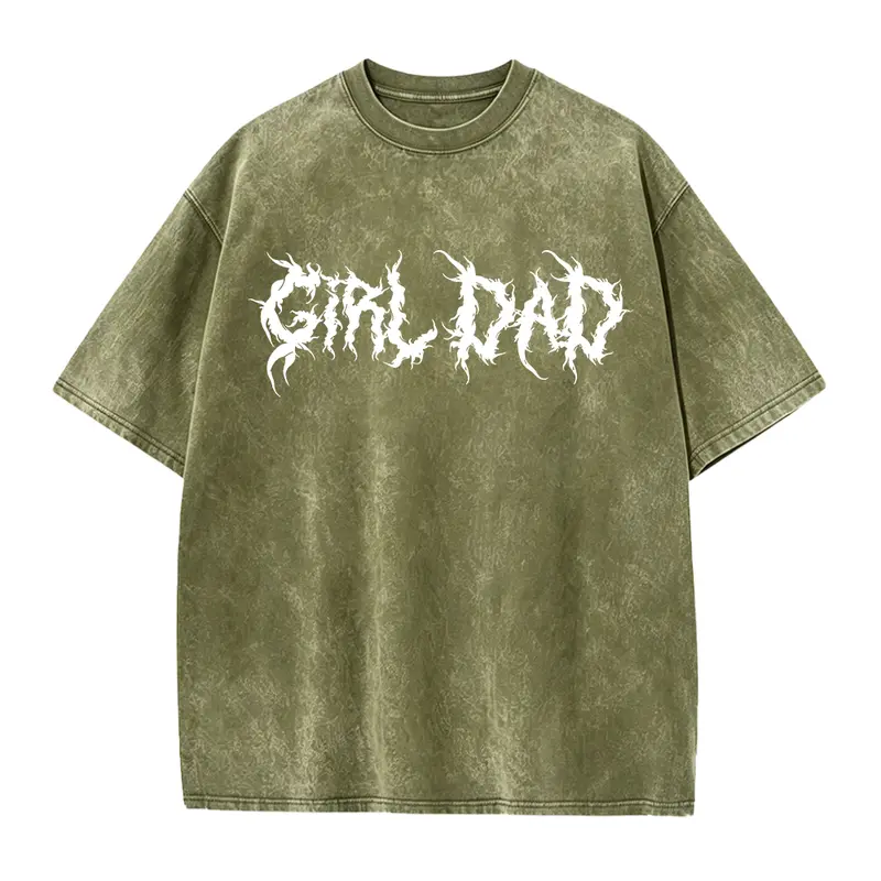 Girl Dad Shirt Heavy Metal Girl Dad Tee Daddys Girl Apparel Death Metal Daddy of Girls Step Dad Tshirt Fathers Day Gift