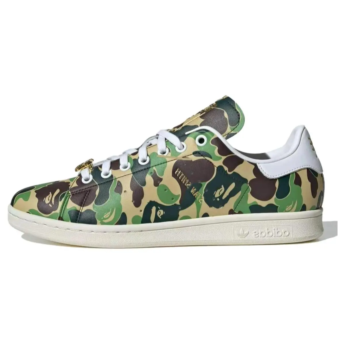 Adidas Bape X Stan Smith 30th Anniversary Abc Camo' Comfort Low Top Skate Shoes Unisex IG8949
