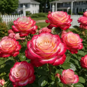 Rare Twin Red White Rose Flower Seeds for Planting - Captivating Garden Blooms Non GMO Heirloom Garden - Planting Instructions for Easy Grow - Great Gardening Gifts