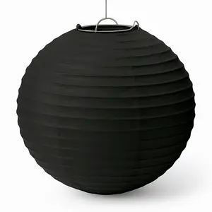 Classic Black Paper Lantern - Versatile Party Décor