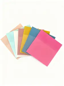 Translucent Sticky Notes Set Thin See-Through  Smooth Writing No Ink Bleeding Ideal for Students Office Labeling Journal Collages High-Value Practical for Dog & Cat Owners