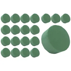 Round Floral Foam Pack of 20,Wet Florist Styrofoam Block Flower Arrangement Supplies for Craft Project,Party Decoration