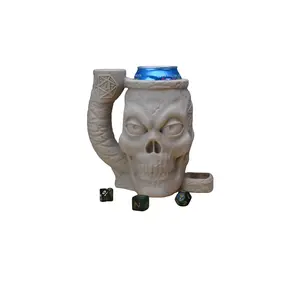 Skull Face Dice Tower Can Cozy-Dungeons and Dragons Dice Tower with Built in Can Cozy
