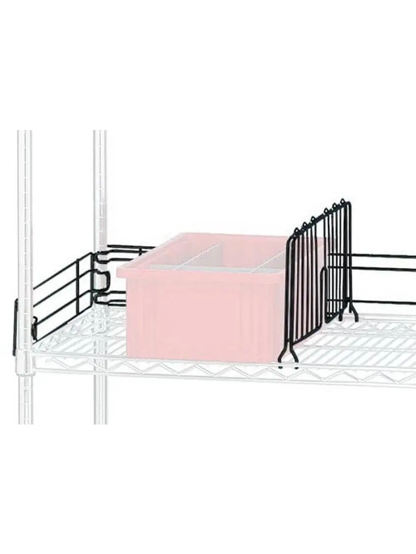 Wire Shelf Divider Black - 12 in.