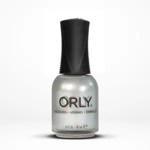 Chillax Nail Lacquer Brushed Silver Chrome Shimmer Metallic