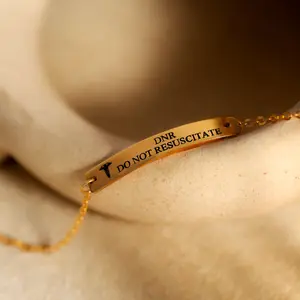 Personalized Medical Alert Bracelet — Stylish Safety Jewelry