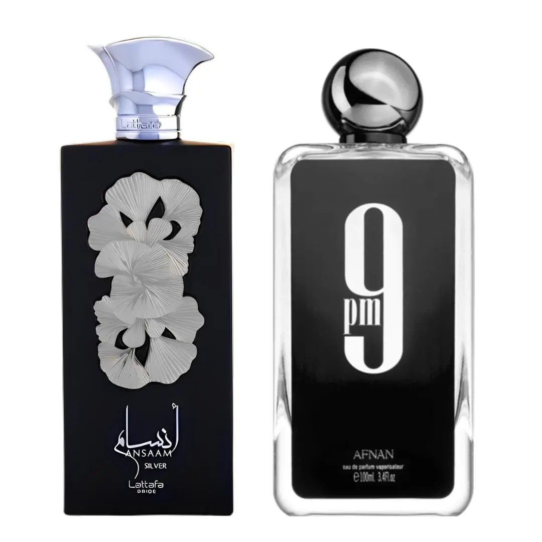 Ansaam Silver + 9PM Black