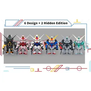 Bandai BNESH QMSV Mini Strike Gundam & Destiny Gundam Series Blind Box 1 Random