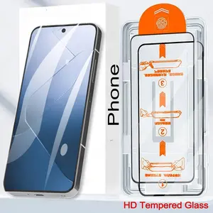 2pcs 8K Oleophobic Coating Dust Free Installation Screen Protector For iPhone 16 15 13 11 12 14 16 Pro Max 15 Plus 16 Plus Glass