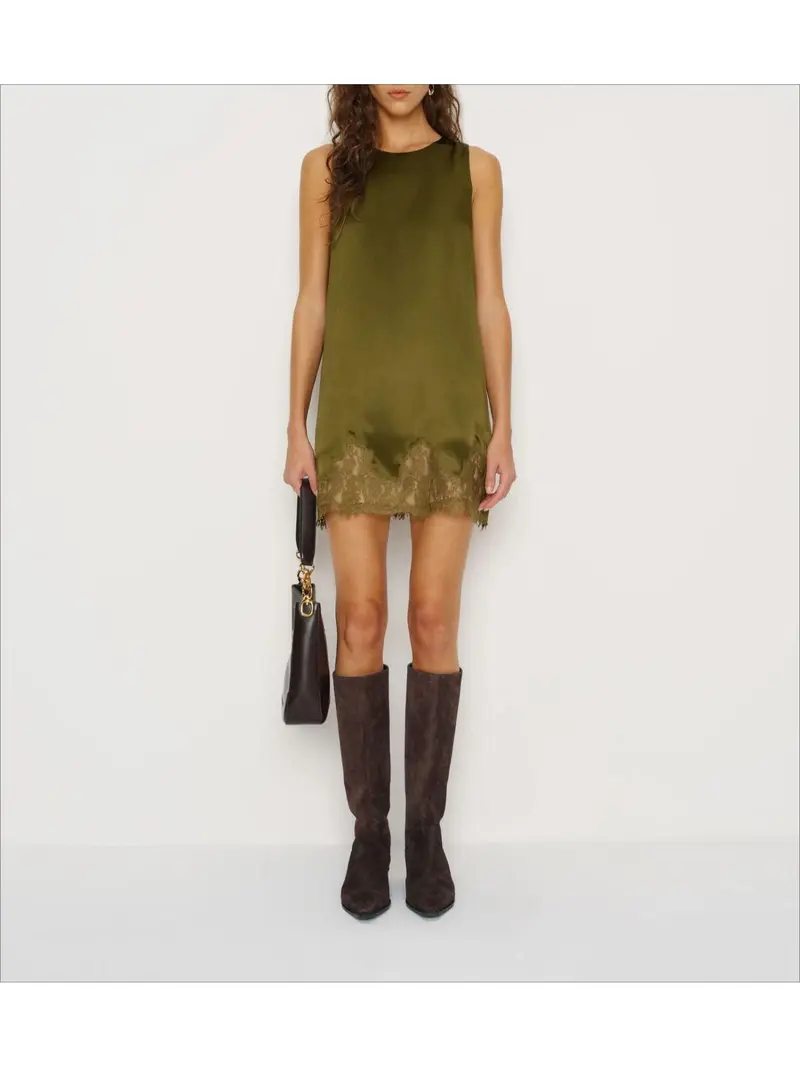 chicme lace trim slip dress - TikTok Shop
