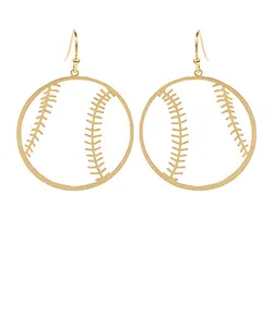 Classy Ma'am Baseball Earrings