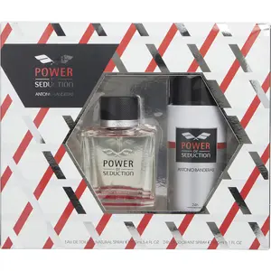 Power Of Seduction Set-Edt Spray 3.4 Oz & Deodorant Spray 5 Oz For Men