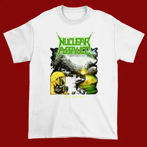 [SALE UP TO 50%] Nuclear Assault The Plague Shirt Unisex White All Size Shirt